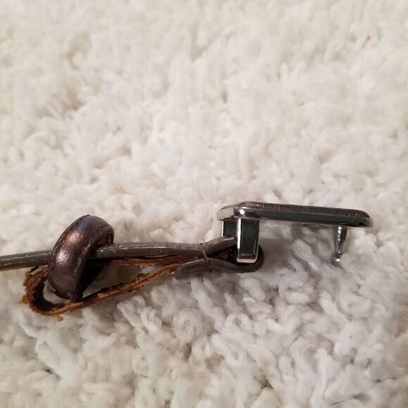 Ralph Lauren Metallic Leather Belt XL - Picture 6 of 8
